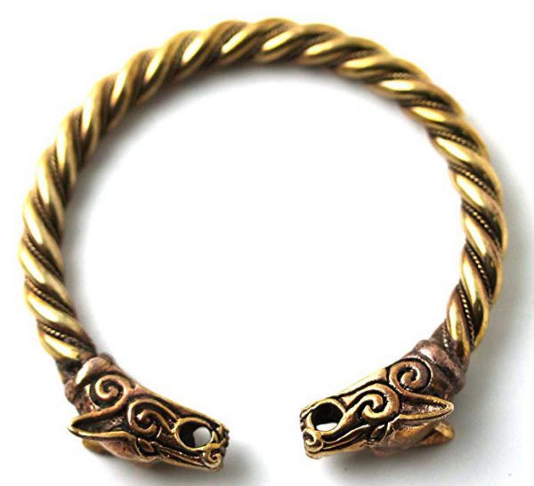 Bronze-Fenrir-Wolf-Head-Armband-by-LynnAround1_-600x547-1