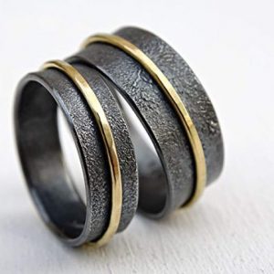 Unique-Gold-and-Silver-Viking-Wedding-Ring-Set1-600x439-1