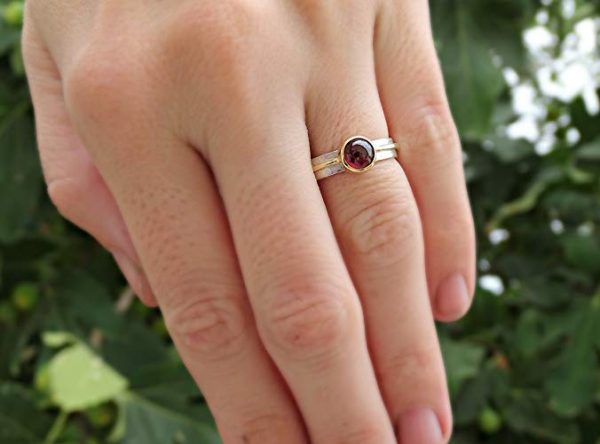 Viking-Garnet-Engagement-and-Wedding-Ring2