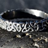 sterling silver viking eternity trinity ring wedding band min
