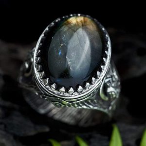 labradorite ring sterling silver ring