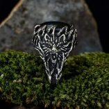wolf ring Mens viking jewelry