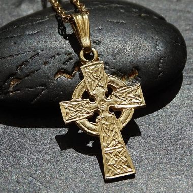 authentic viking and celtic cross pendant